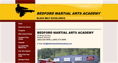 Desktop Screenshot of bedfordmartialartsacademy.com